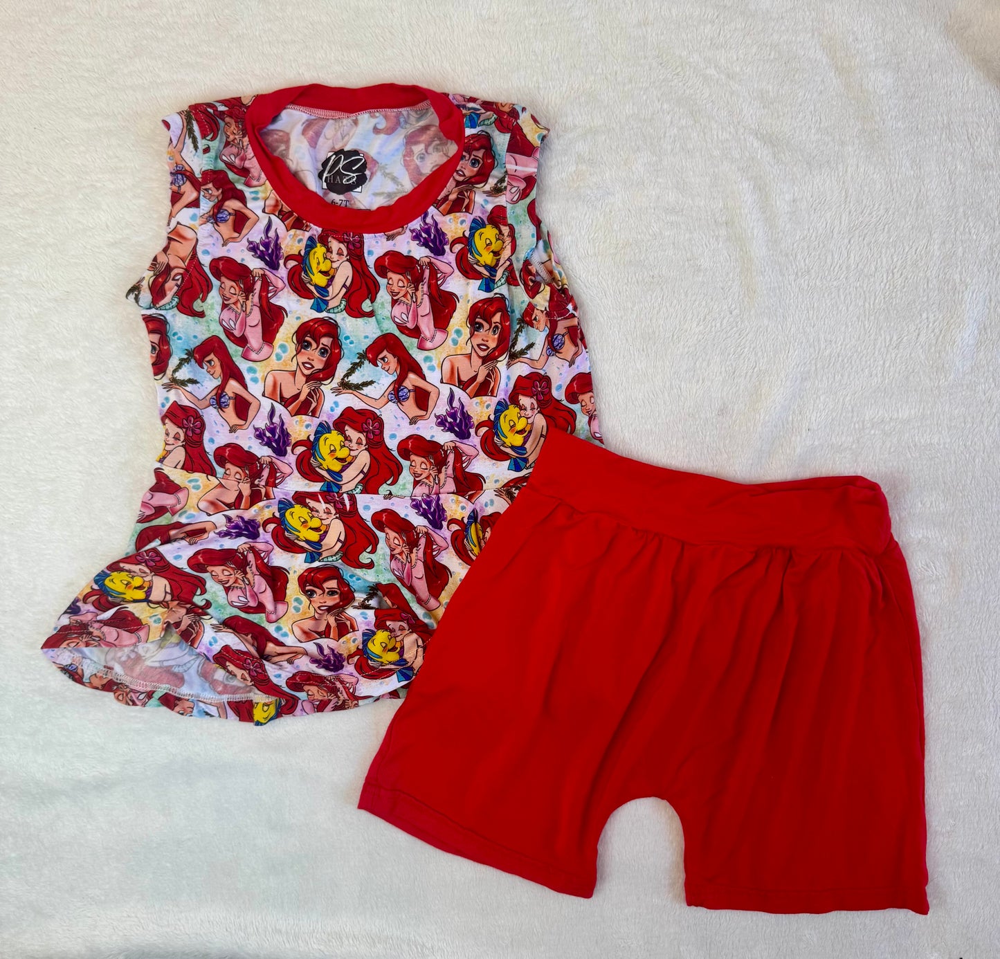 Mermaid Peplum Set