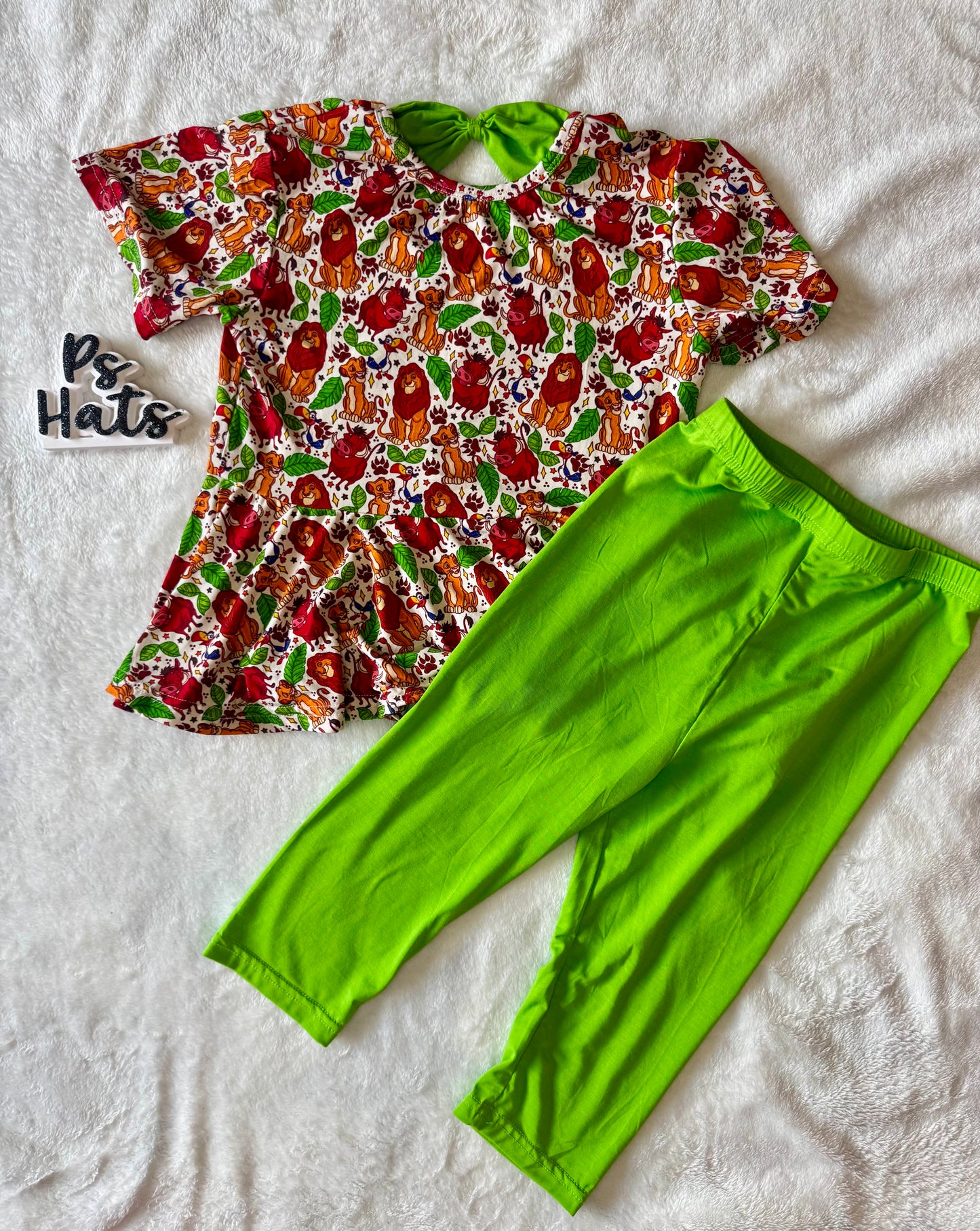 Pride Lands Capri Leggings Set