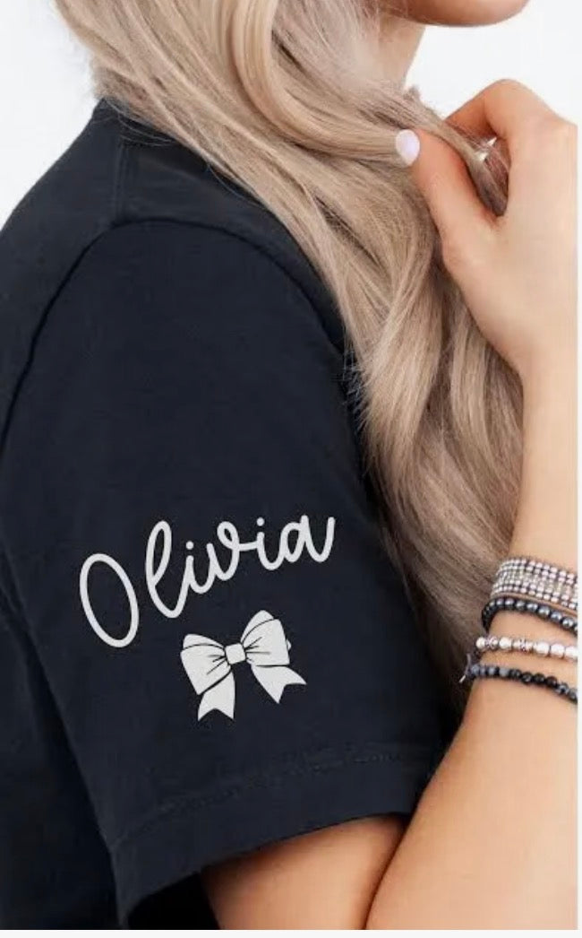 Name on sleeve add on