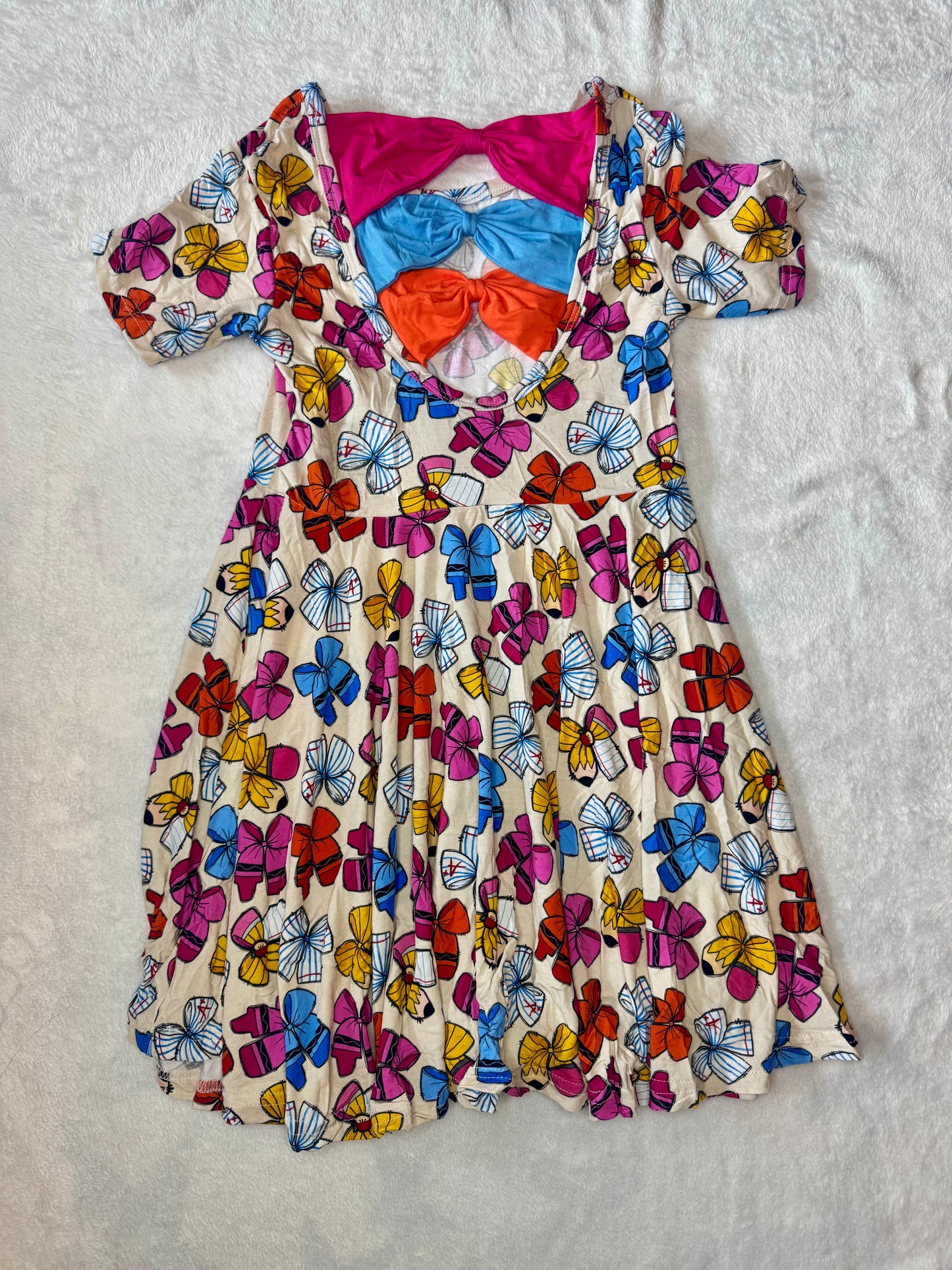 Pencil Me In Twirl - Colored Bows