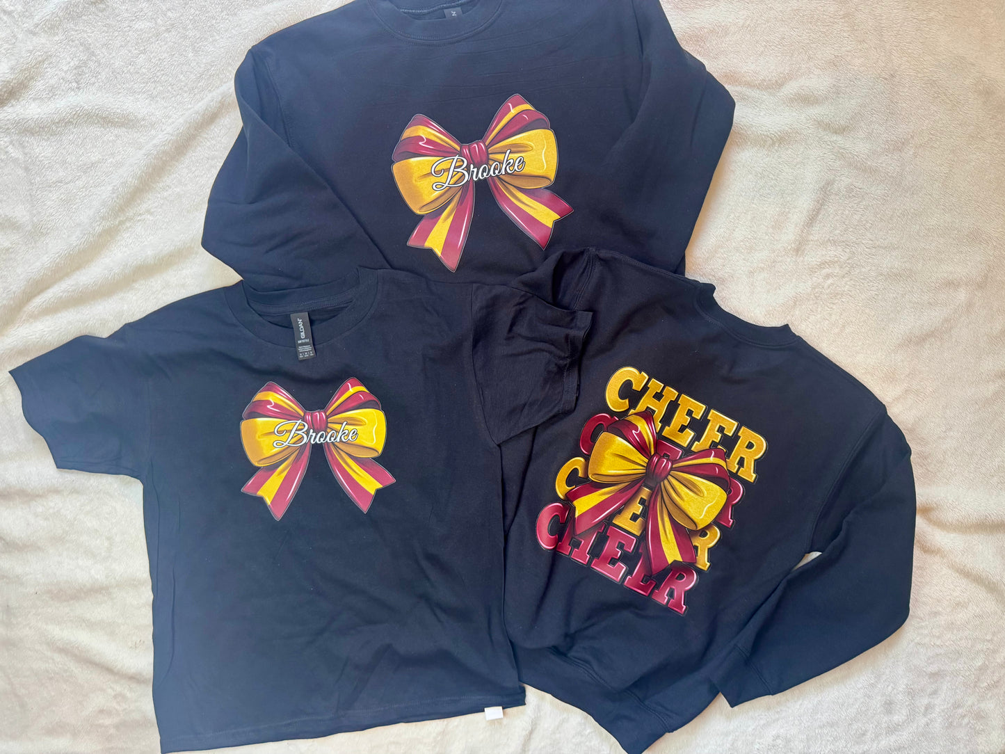 Cheer Bow with Name