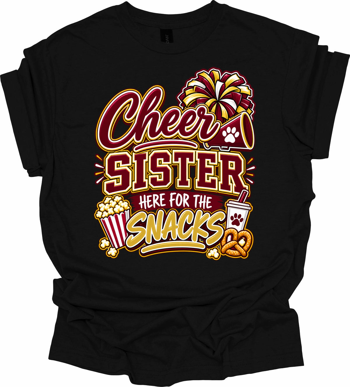 Cheer Sister Here for the Snacks