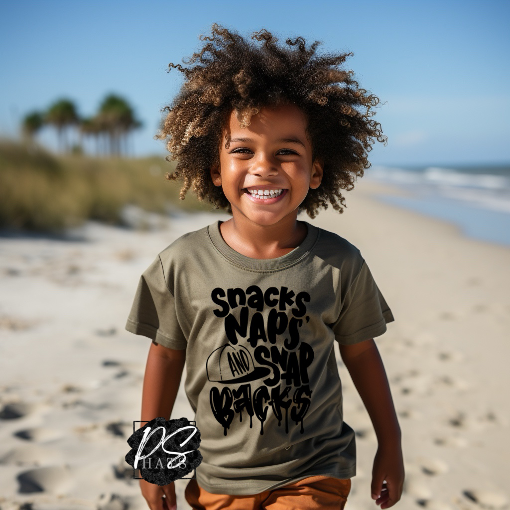 Snacks naps & snapbacks