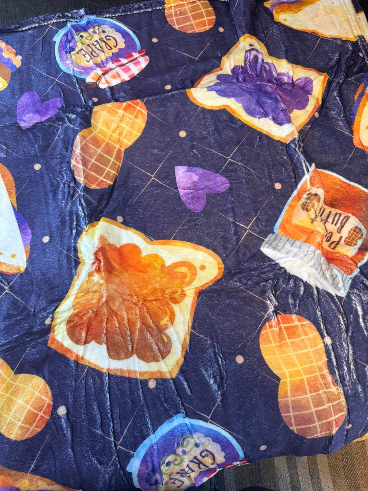 Purple PB&J - Throw Size