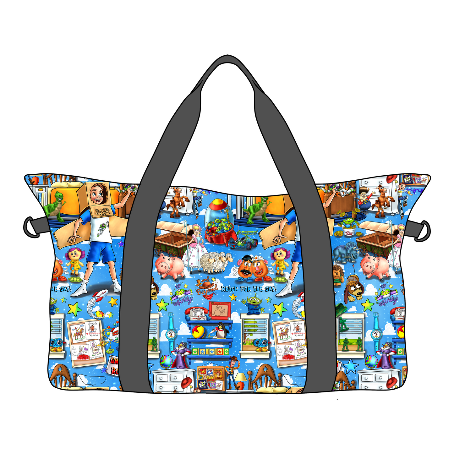 Reach for the Sky weekender bag