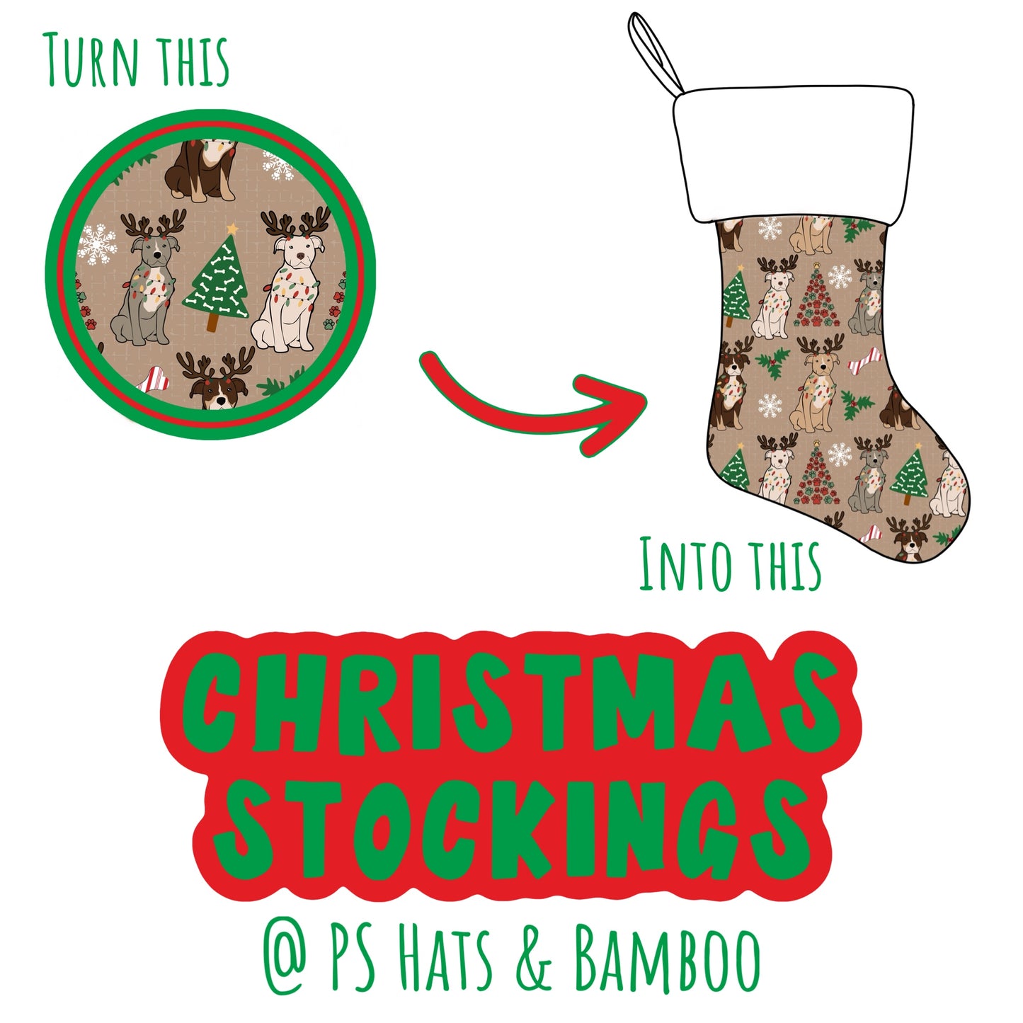 Christmas Stocking - Choose your own design