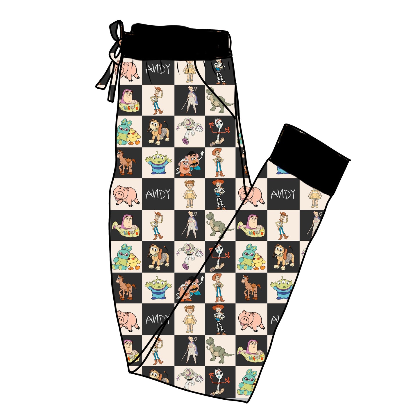 Checkered Toys Joggers