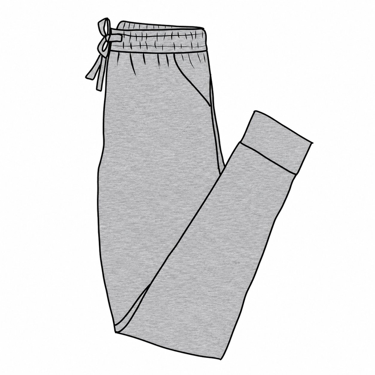 Heather Grey Fleece Joggers