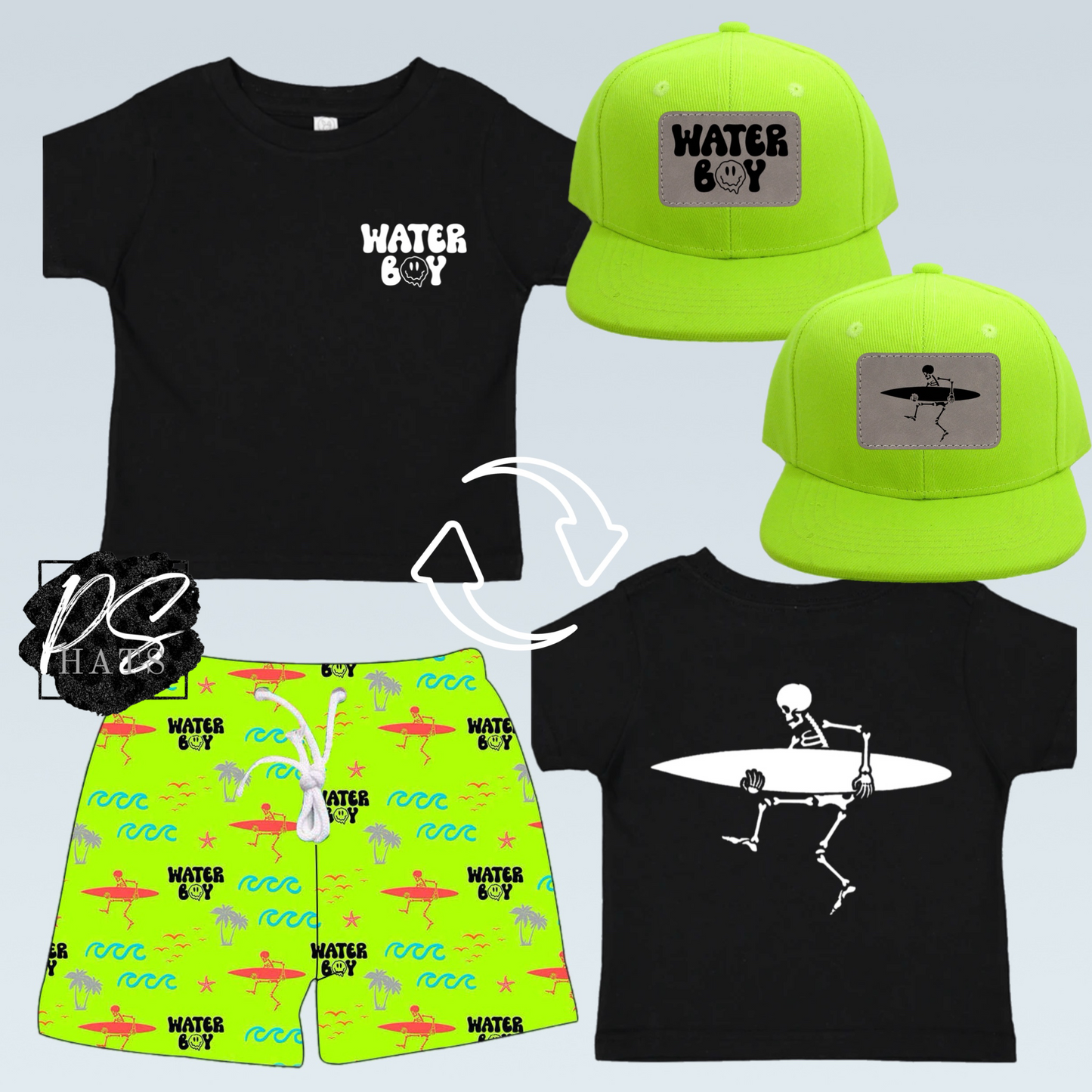 Water Boy Swim Trunks - READY TO SHIP