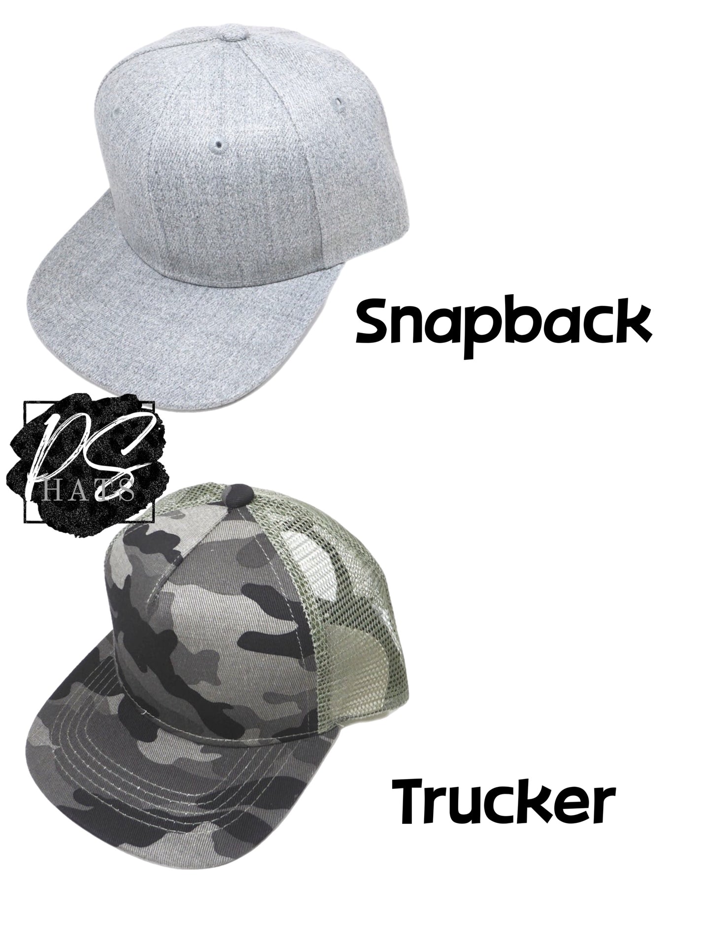 Custom Name Hats - Cut Out Patches