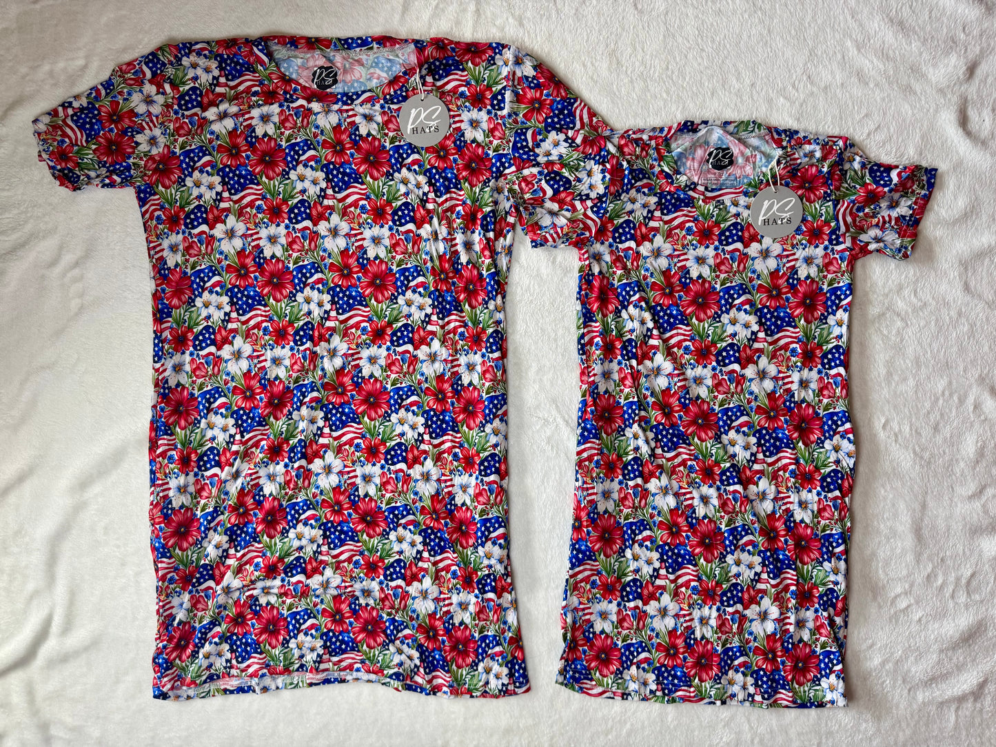 Patriotic Petals Kids Moo