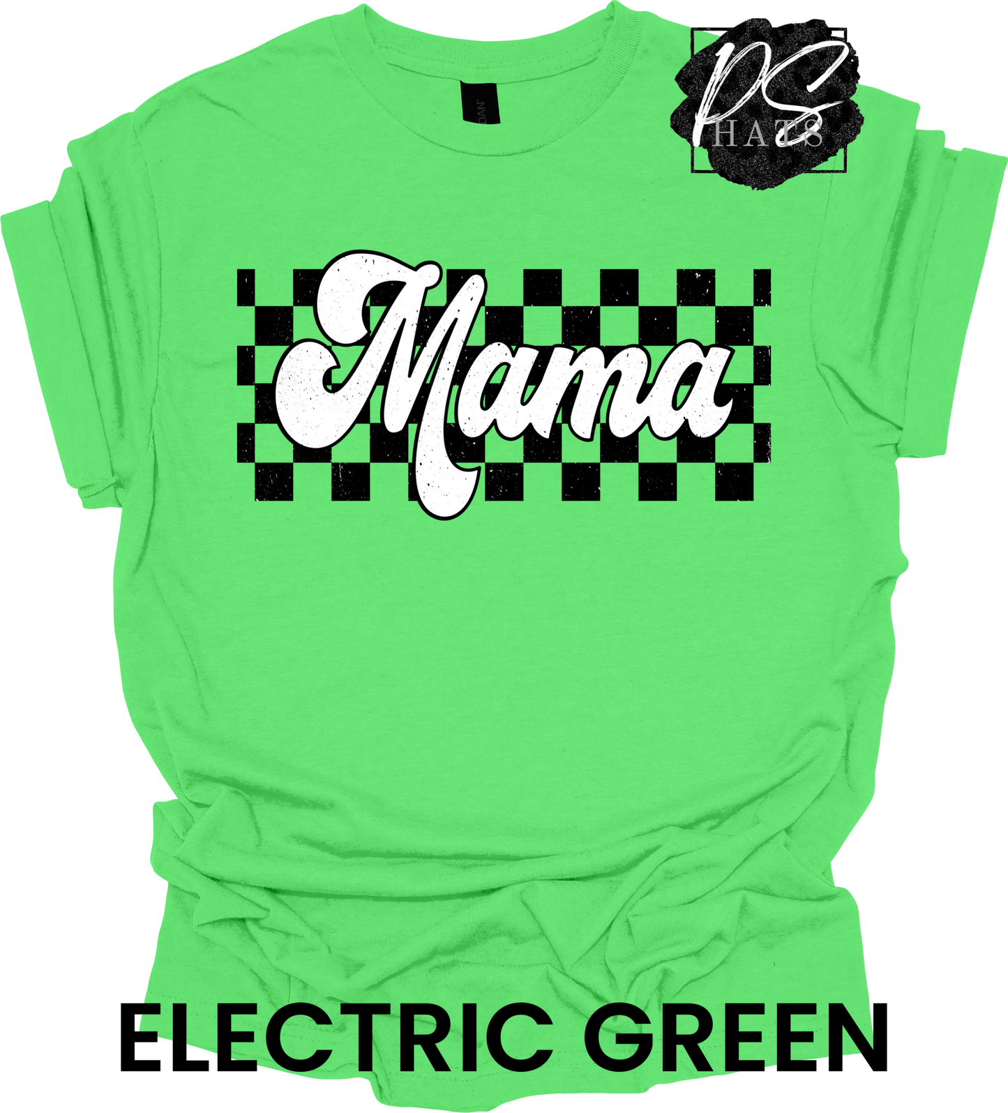 Retro Checkered Mama