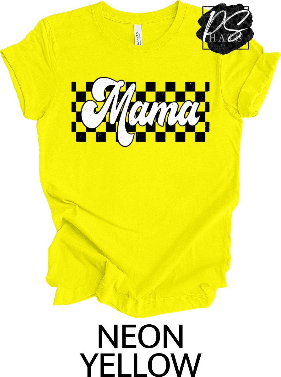 Retro Checkered Mama