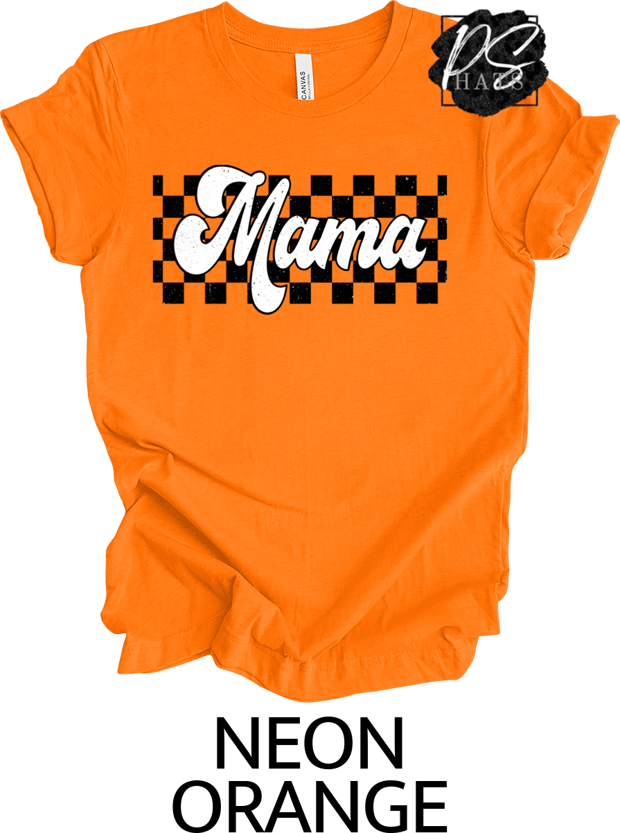 Retro Checkered Mama
