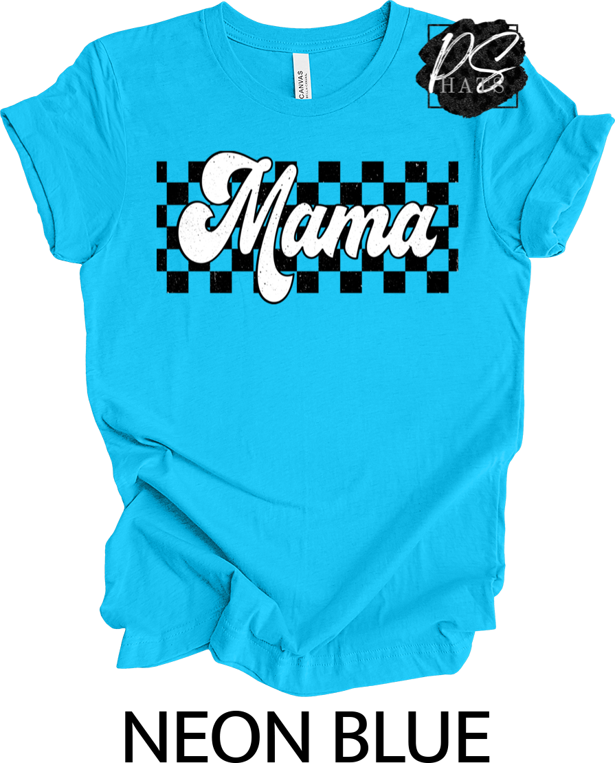 Retro Checkered Mama