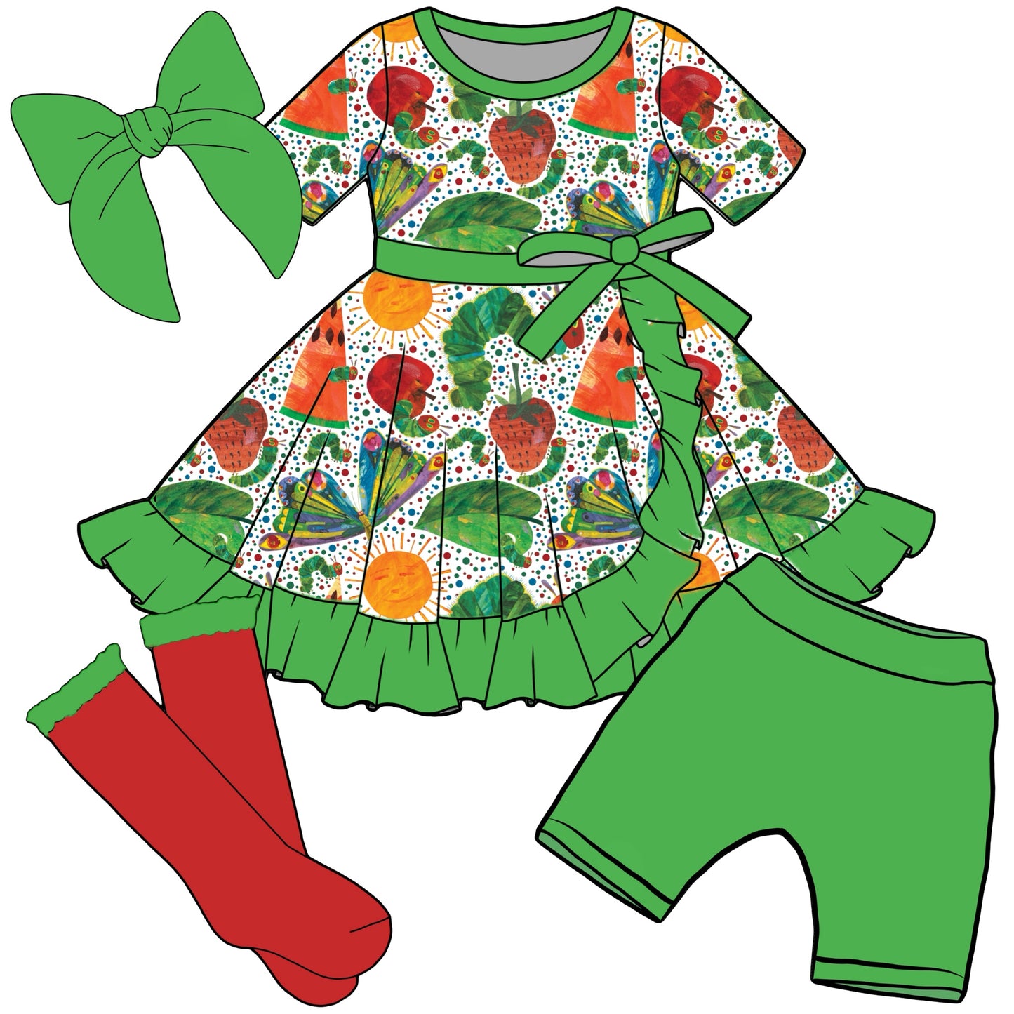 Caterpillar's Garden - 4 Piece Set **Pre Order**