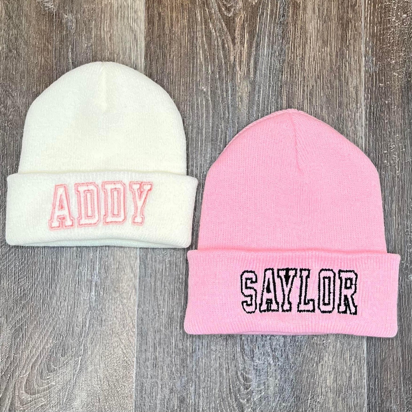 Embroidered Beanies