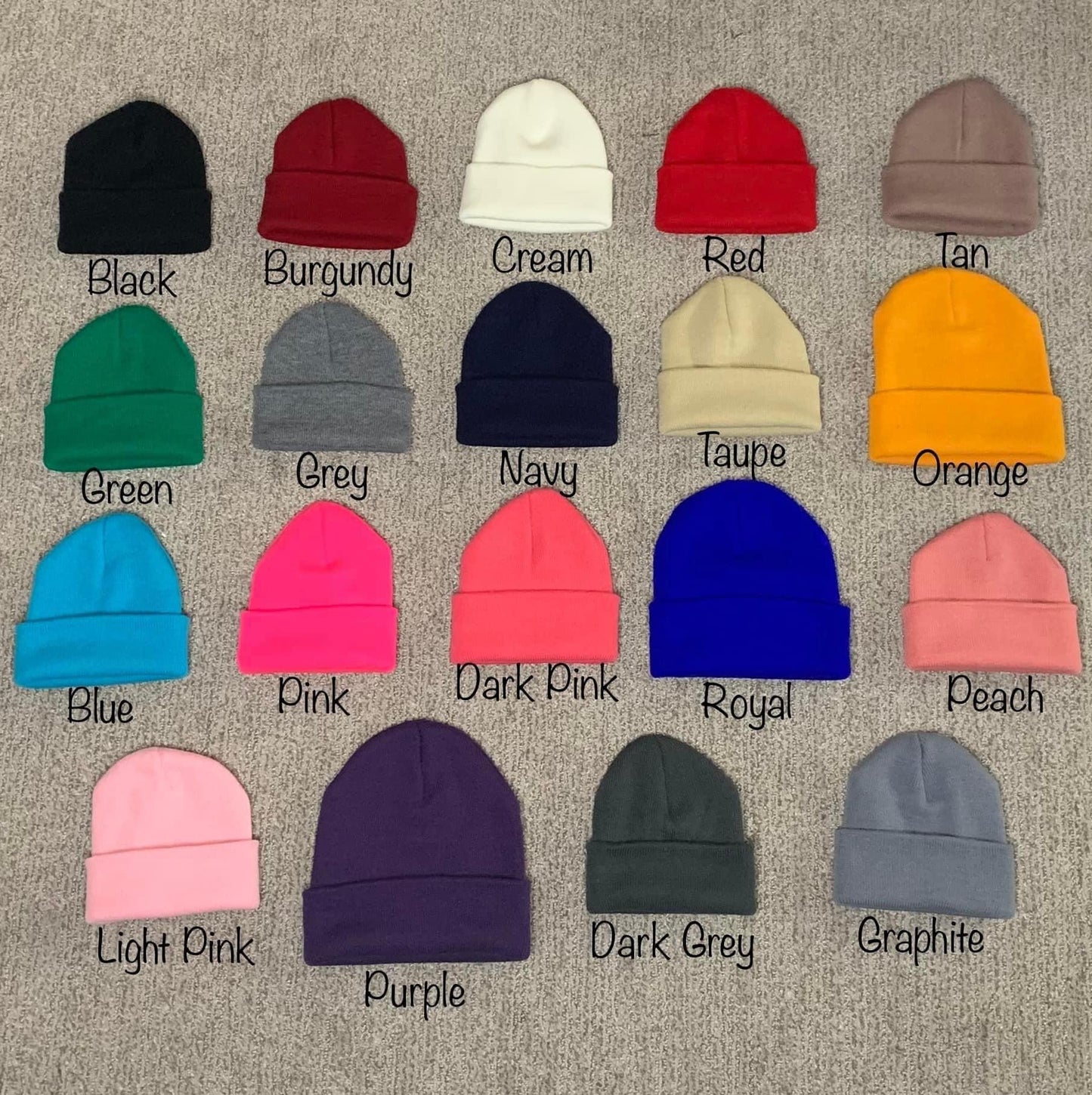 Embroidered Beanies