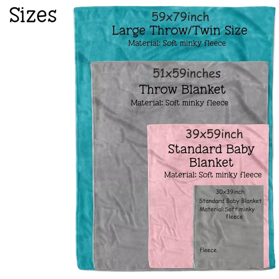 Personalized Name Blankets