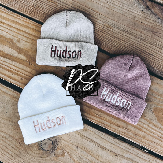 Embroidered Beanies