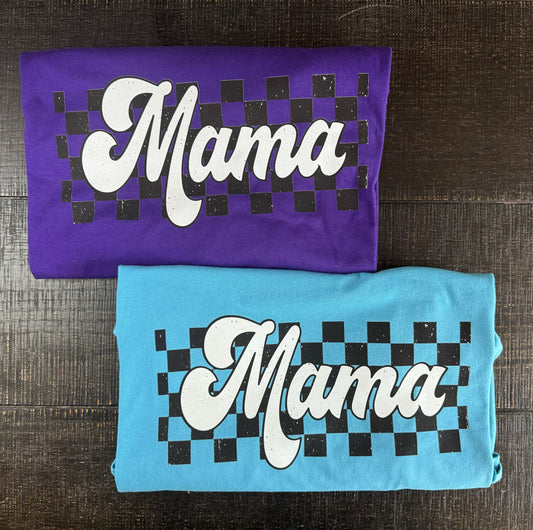 Retro Checkered Mama