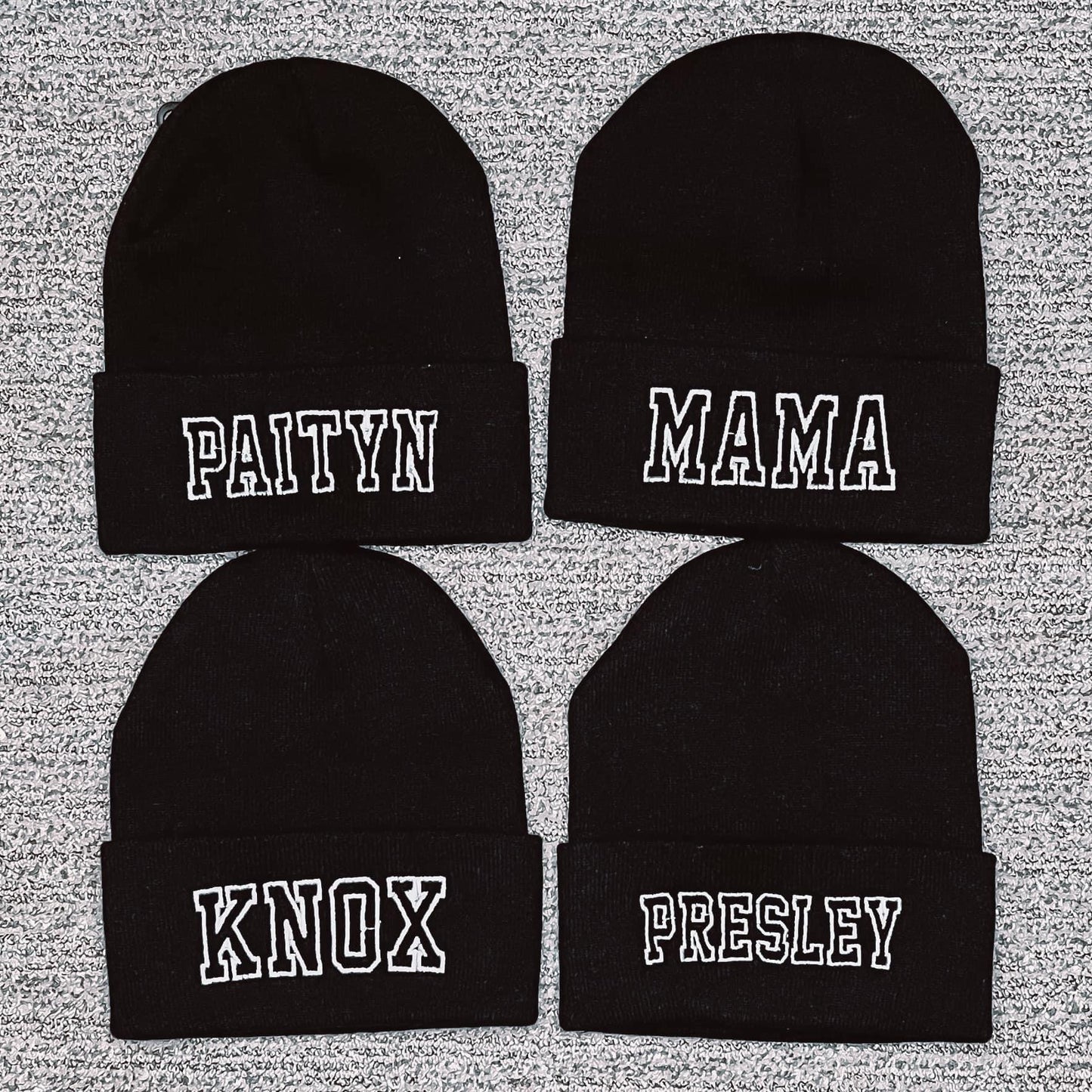 Embroidered Beanies