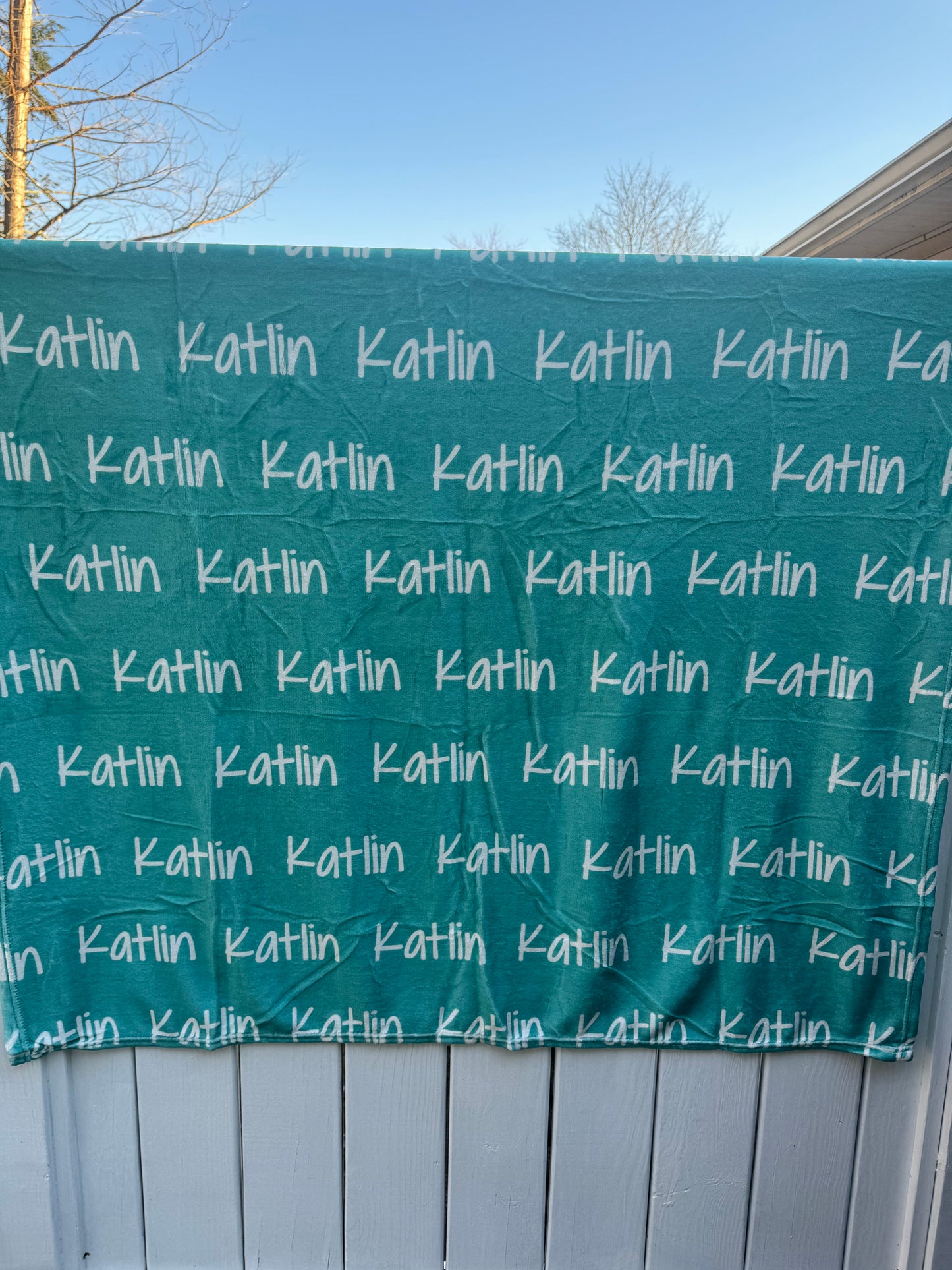 Personalized Name Blankets