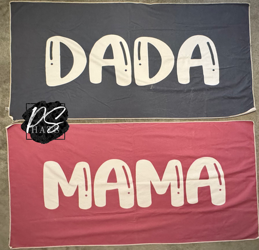 Personalized Name Beach Towels
