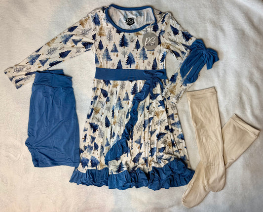 Winter Blues - 4 Piece Set