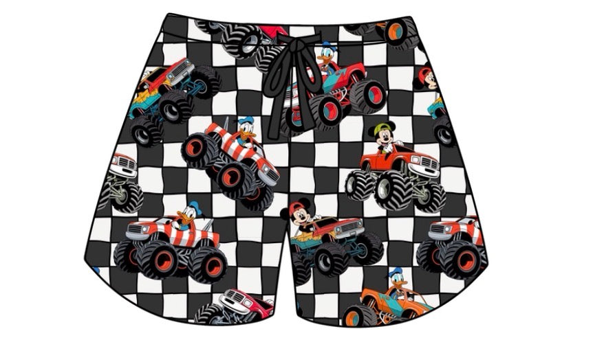 Mouse Friends Trucks - Cozy Shorts