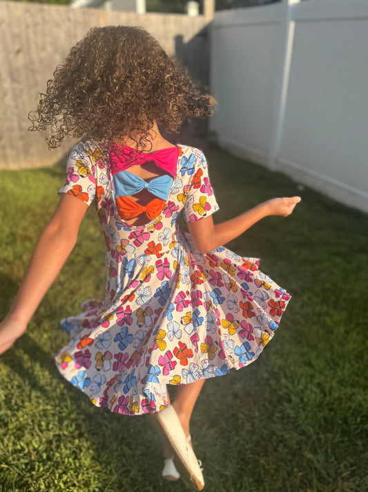 Pencil Me In Twirl - Colored Bows