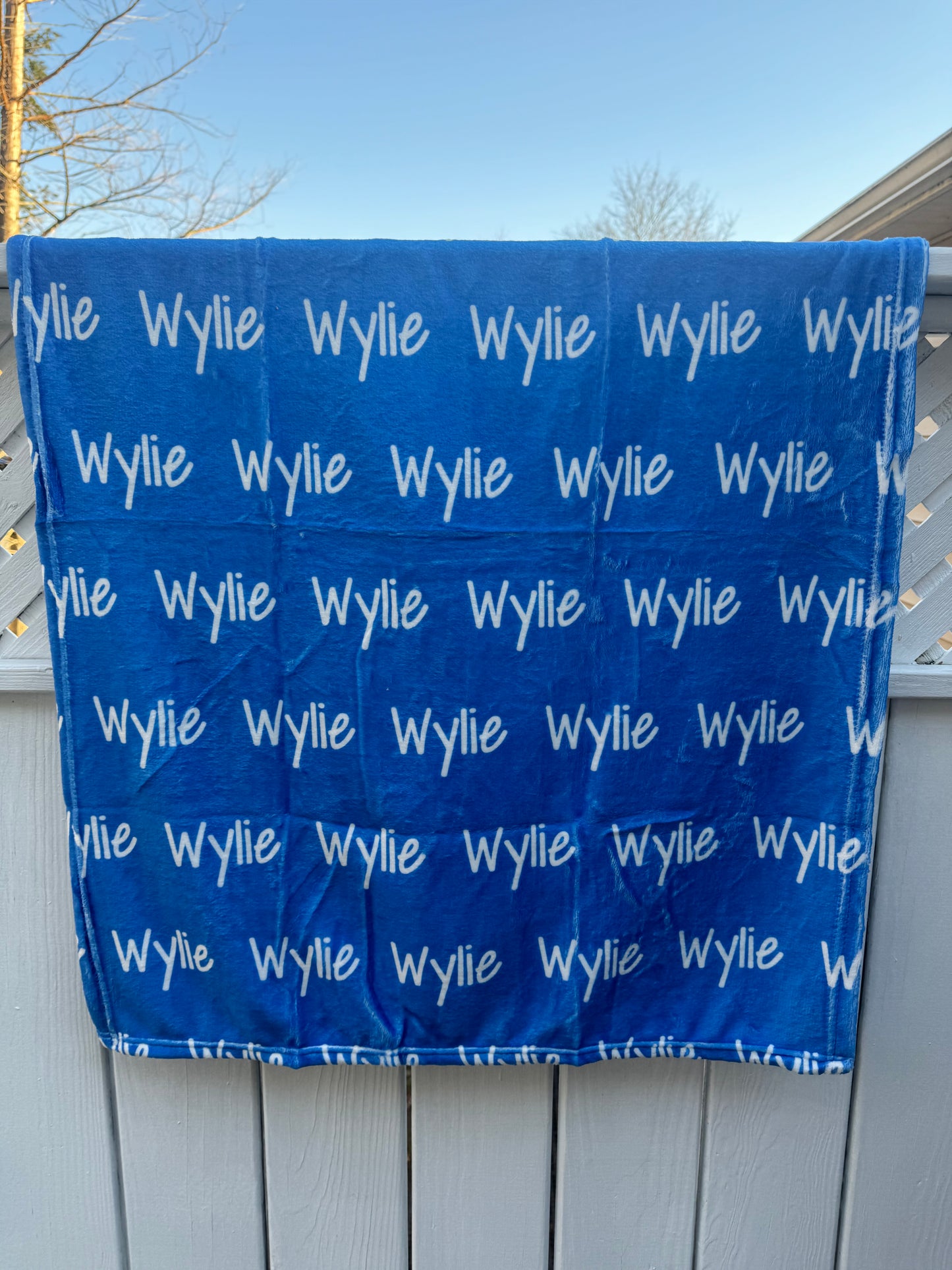 Personalized Name Blankets