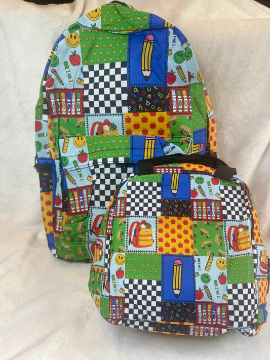 Back to School Set - Backpack & Lunch Bag