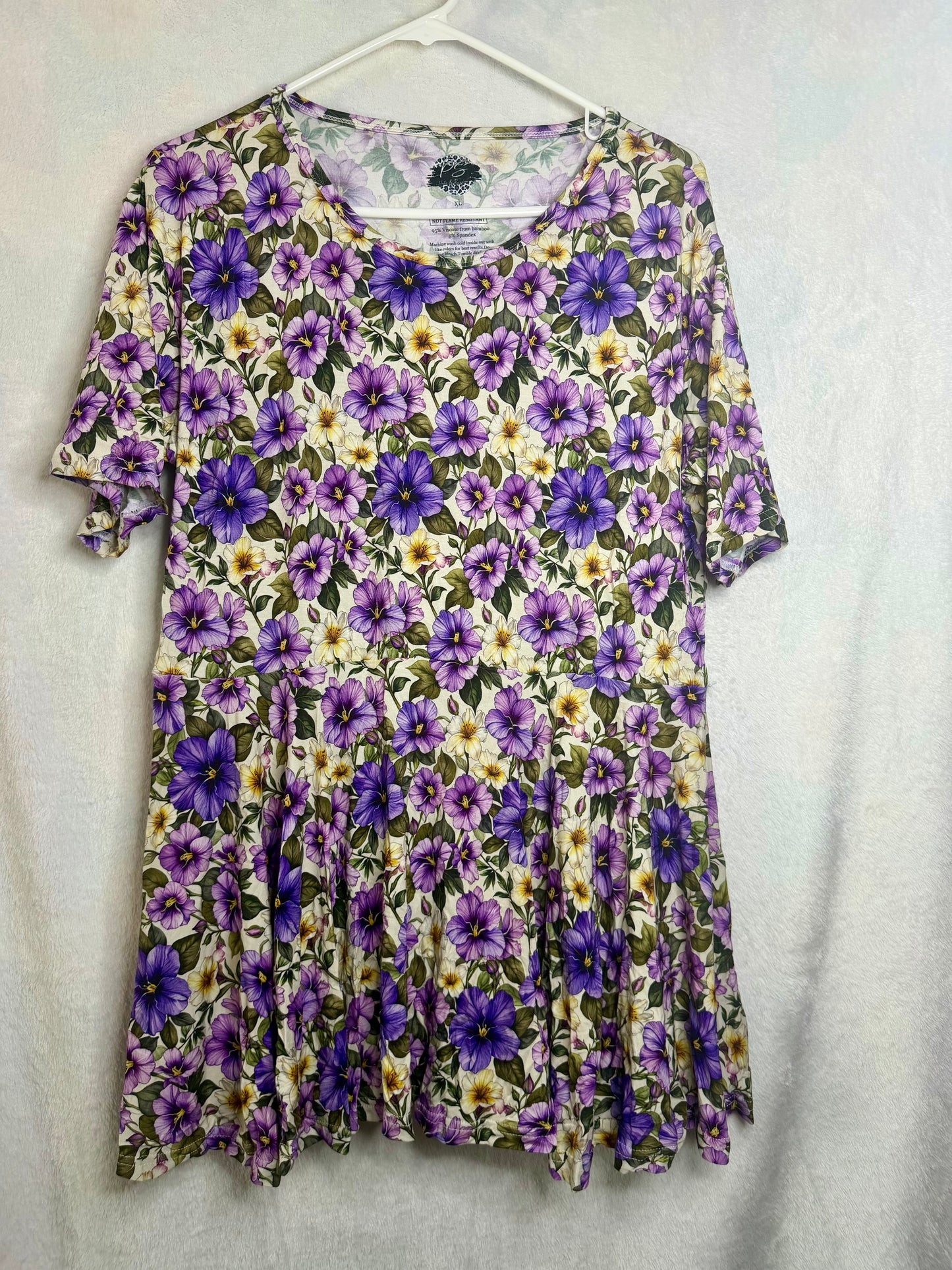 Violet Meadow Peplum