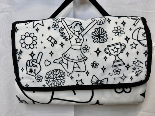 Cheerleading Color Me Picnic Mat