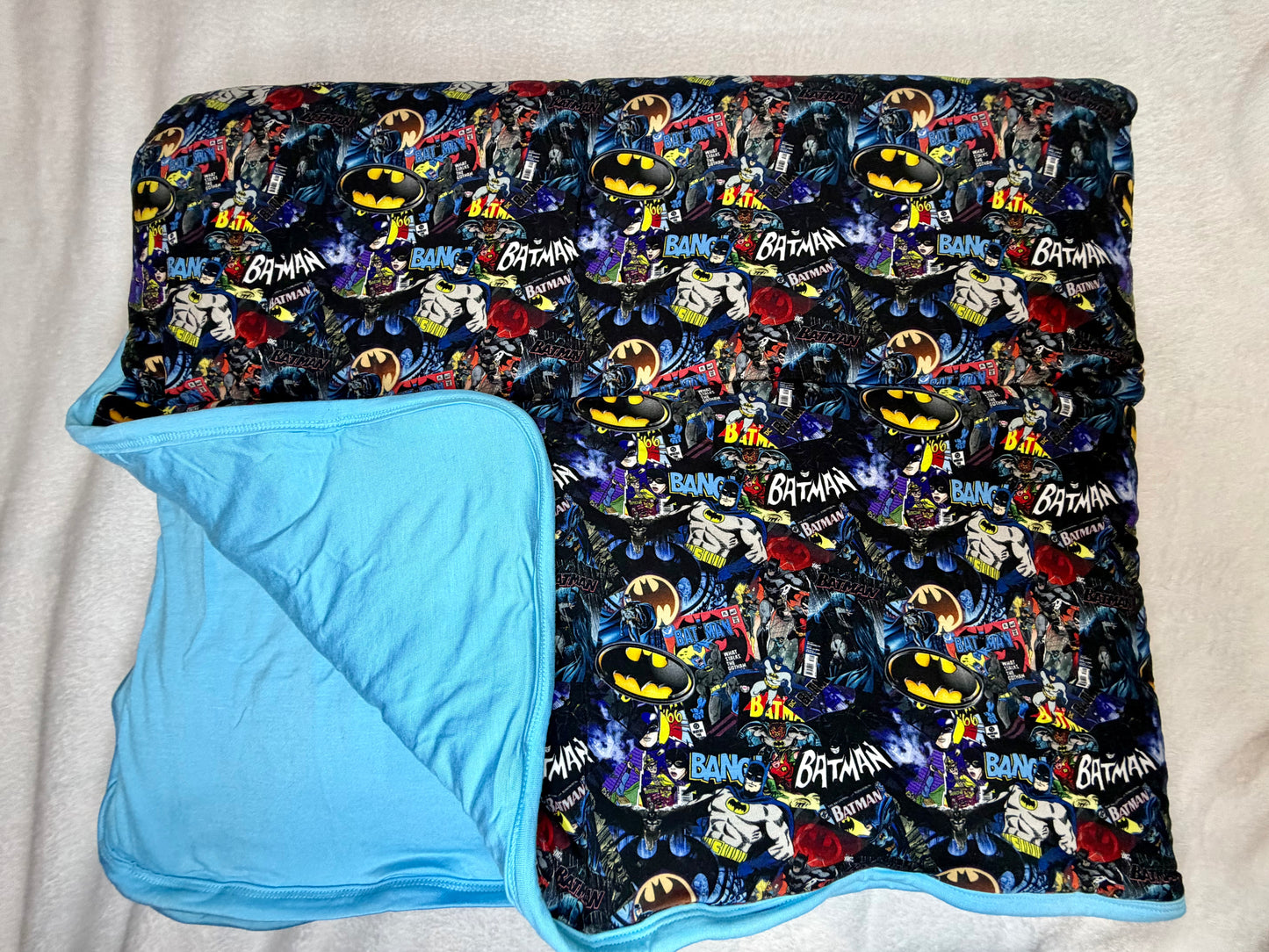 Midnight in Gotham - Quilted Twin Size