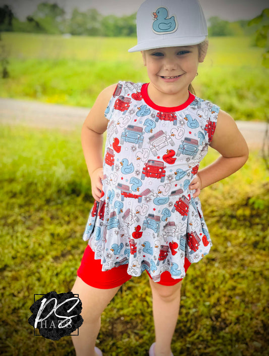 Ducking Freedom Peplum Set