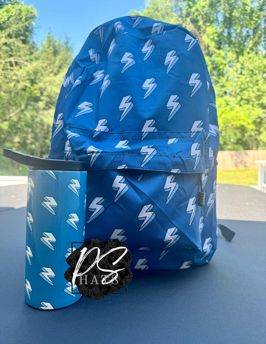 Backpack with matching kids cup