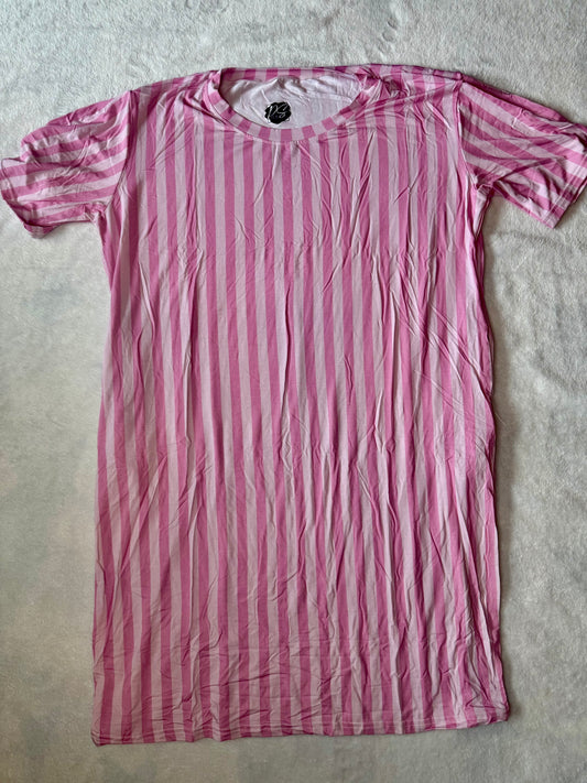Pink Stripes Mama Moo