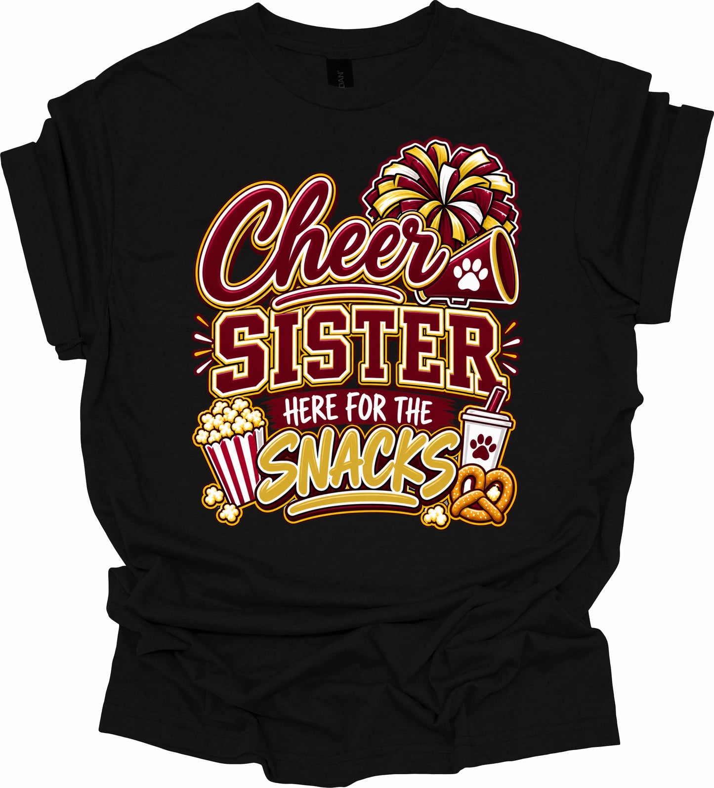 Cheer Sister Here for the Snacks