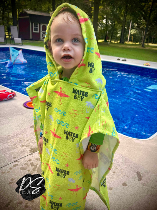 Water Boy Hooded Towel - READY TO SHIP