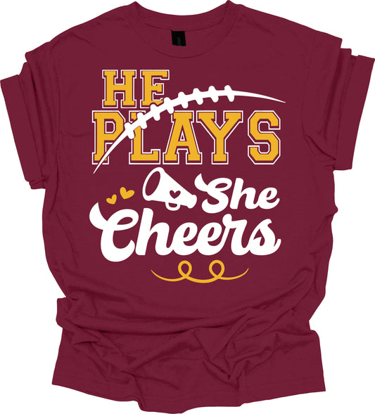 He Plays, She Cheers