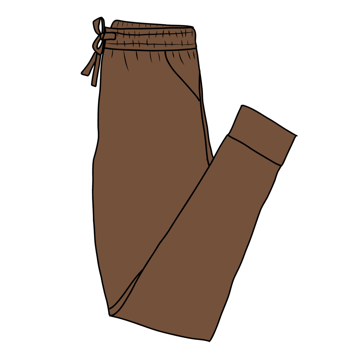 Chestnut Fleece Joggers