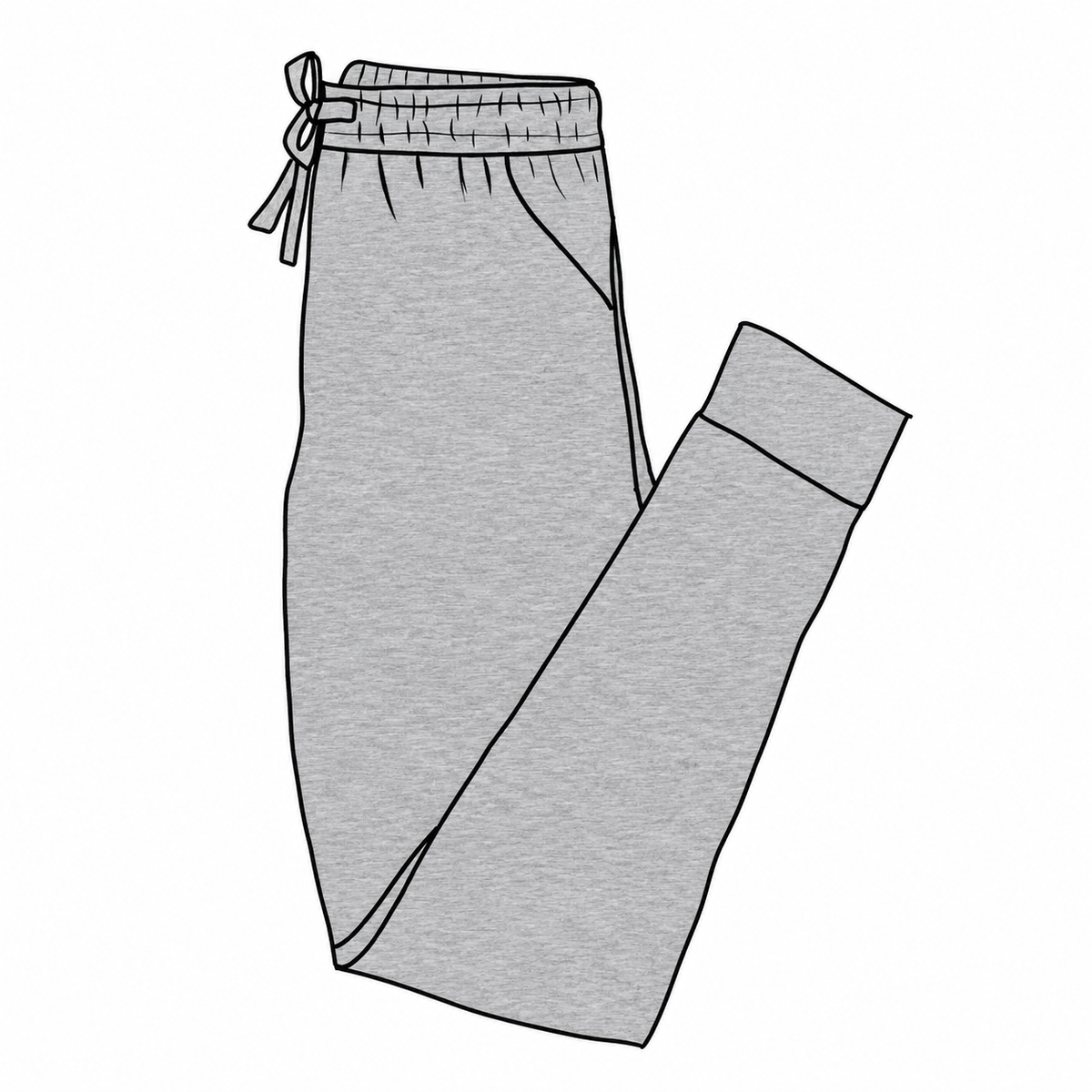 Heather Grey Fleece Joggers