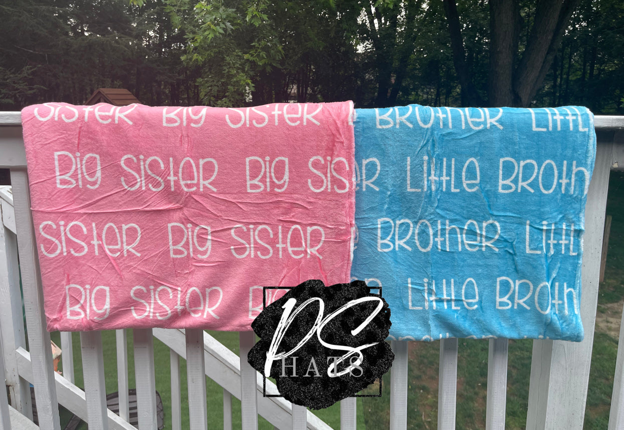 Personalized Name Blankets