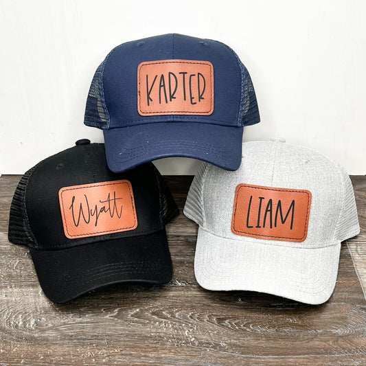 Name Hats - Rectangle Patch