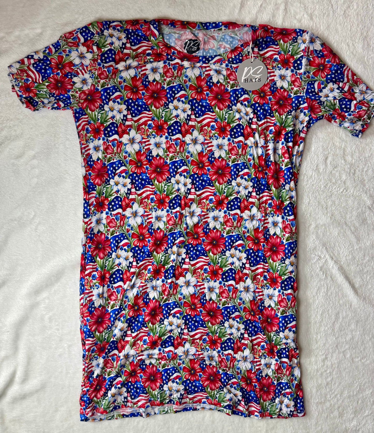 Patriotic Petals Kids Moo