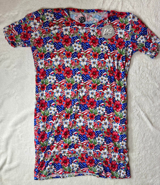 Patriotic Petals Kids Moo