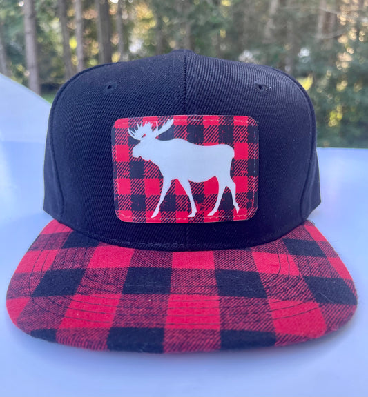 Buffalo Plaid Moose