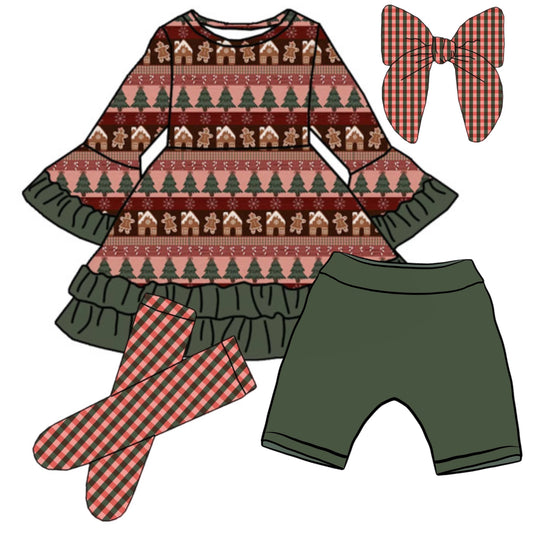 Gingerbread Lane - 4 Piece Set - **Pre Order**